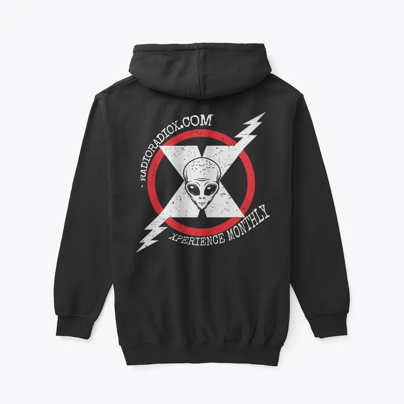 Zip up hoodie black, logo