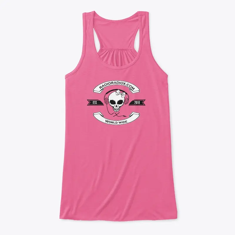 Pink Tank Top Old Logo Bow