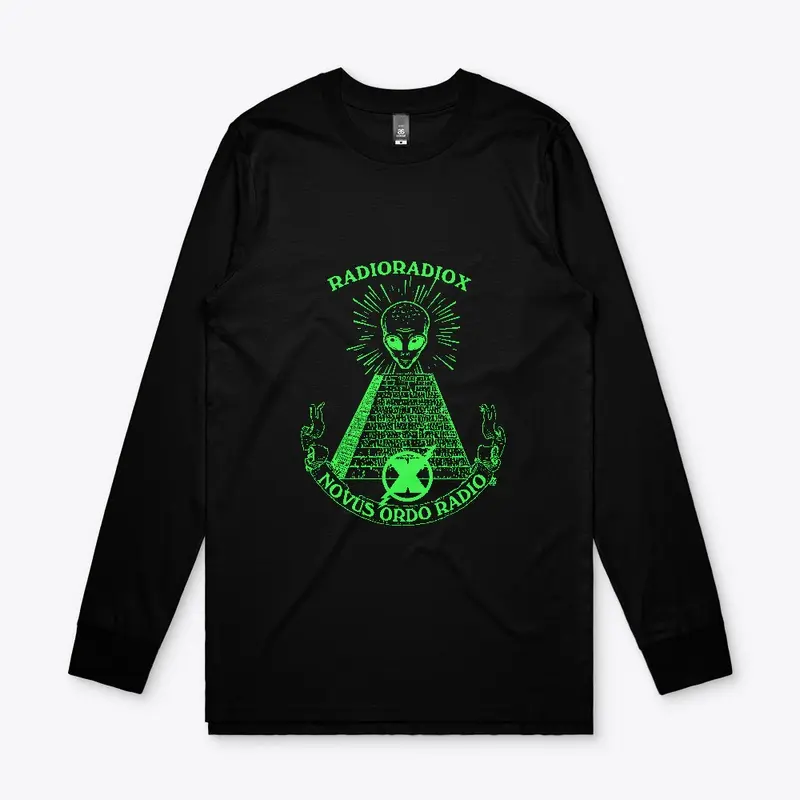 All Seeing Al Black Long-Sleeve Tee